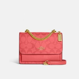 NWT Mini Klare Crossbody in Signature Canvas